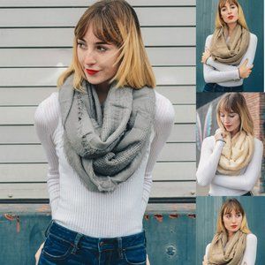 Frayed Edge Open Grid Infinity